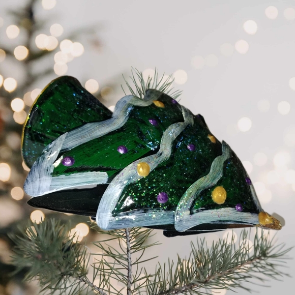 🌲10/$20.~Bouncy Table Top Metallic Christmas Tree - Picture 7 of 7